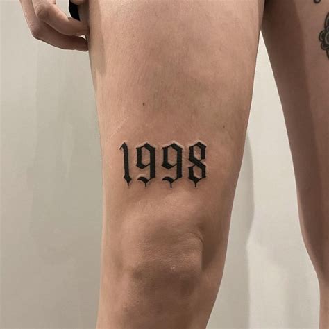 98 tattoo|Intriguing Tattoo Ideas Inspired by 1998